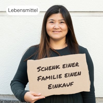 Schenk armutsbetroffenen Familien einen vollen Einkaufskorb