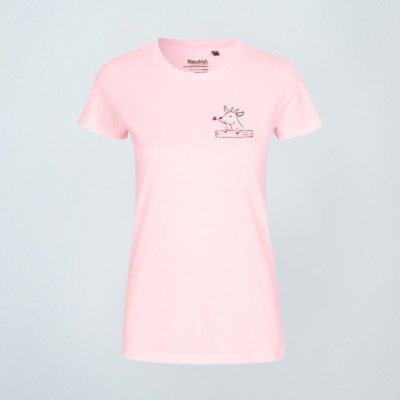 T-Shirt Ziege Damen