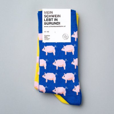Schweinchensocken (2er Pack)