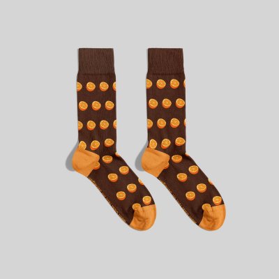 Socken Orangen
