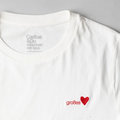 Stickshirt großes Herz