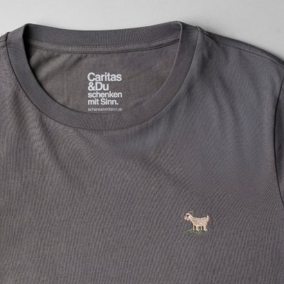 Stickshirt Ziege